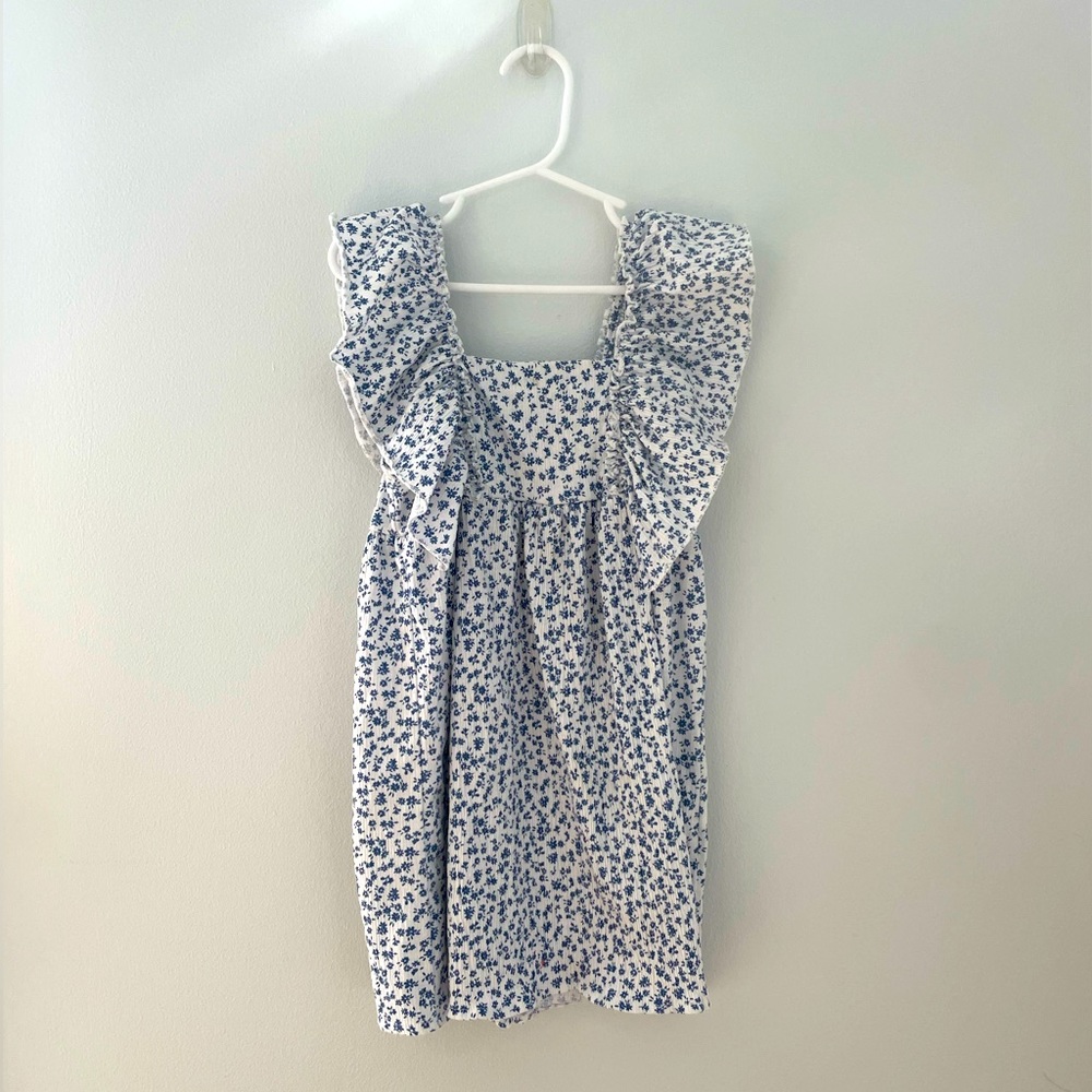 Zara Girls Floral Summer Flowy Dress size 4-5